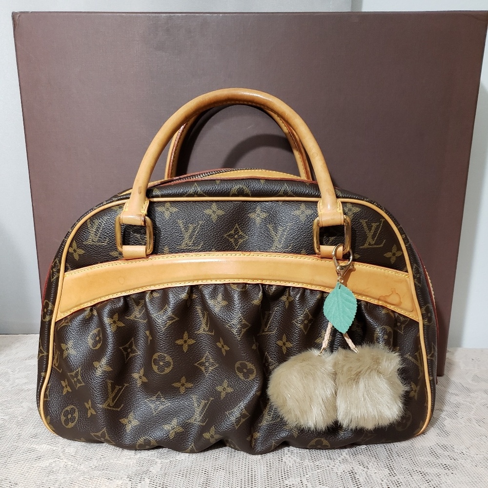 Authentic Louis Vuitton Monogram Mizi Coated Canva